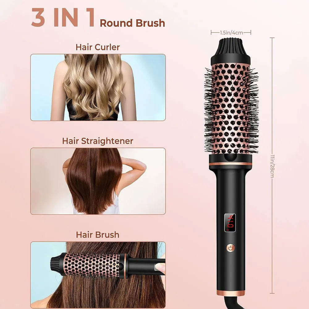 UKLISS Glow Shine & Curl Ceramic Brush
