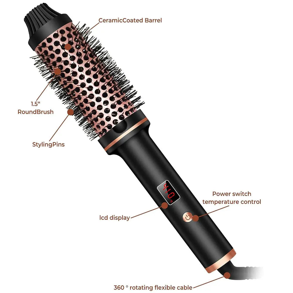 UKLISS Glow Shine & Curl Ceramic Brush