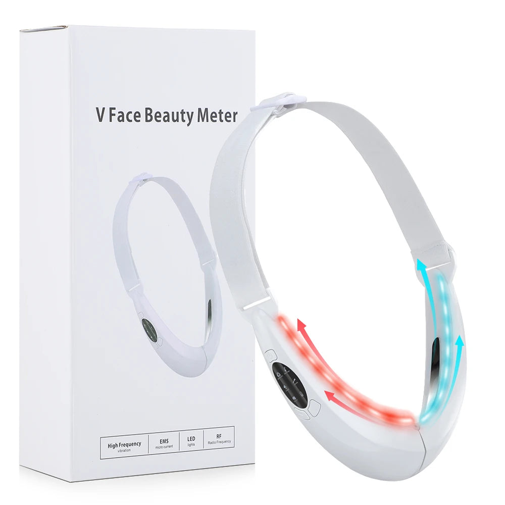EMS Face Lifting Device – LED Photon Therapy & Vibration Technology