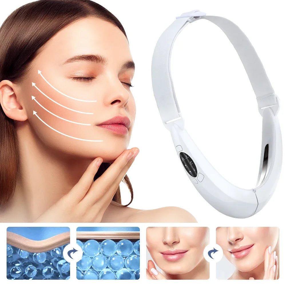 EMS Face Lifting Device – LED Photon Therapy & Vibration Technology
