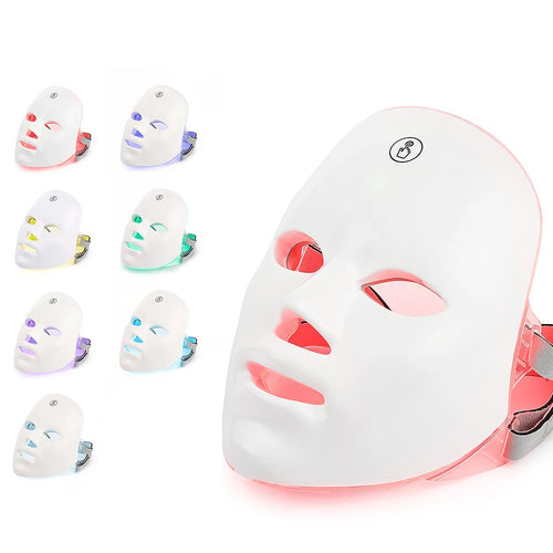 7-Color LED Facial & Neck Mask – Your At-Home Skin Rejuvenation Clinic
