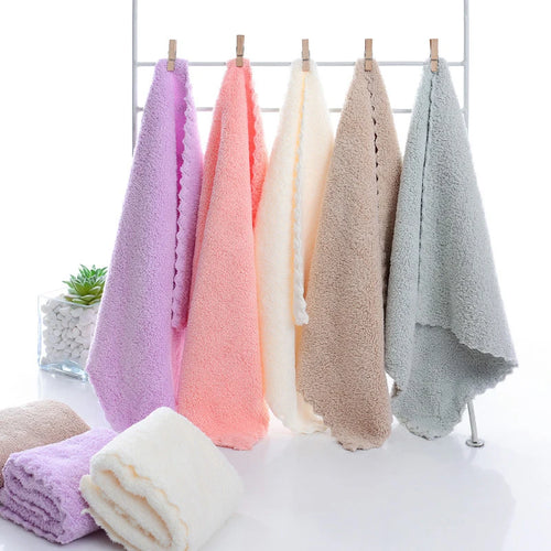 10x Coral Fleece Face Towels – Ultra-Soft, Skin-Loving & Quick-Drying